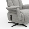 TV-Sessel Swing - Relaxfunktion/Aufstehhilfe motorisch, Größe M, Stoff, Grau – Bild 4