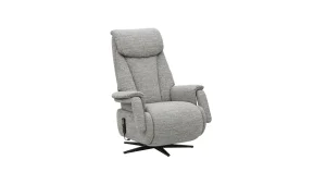 Alternative view of TV-Sessel Swing - Relaxfunktion/Aufstehhilfe motorisch, Größe M, Stoff, Grau