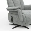 TV-Sessel Swing - Relaxfunktion/Aufstehhilfe motorisch, Größe M, Stoff, Eisblau – Bild 4
