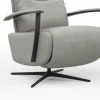 TV-Sessel Lima - Größe M, Relaxfunktion, Leder, Steingrau – Bild 3