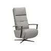 TV-Sessel Lima - Größe M, Relaxfunktion, Leder, Steingrau – Bild 2