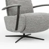 TV-Sessel Lima - Größe M, Relaxfunktion, Stoff, Grau – Bild 4