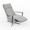 TV-Sessel Lima - Größe M, Relaxfunktion, Stoff, Grau – Bild 3