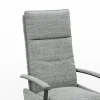 TV-Sessel Lima - Größe M, Relaxfunktion, Stoff, Eisblau – Bild 3