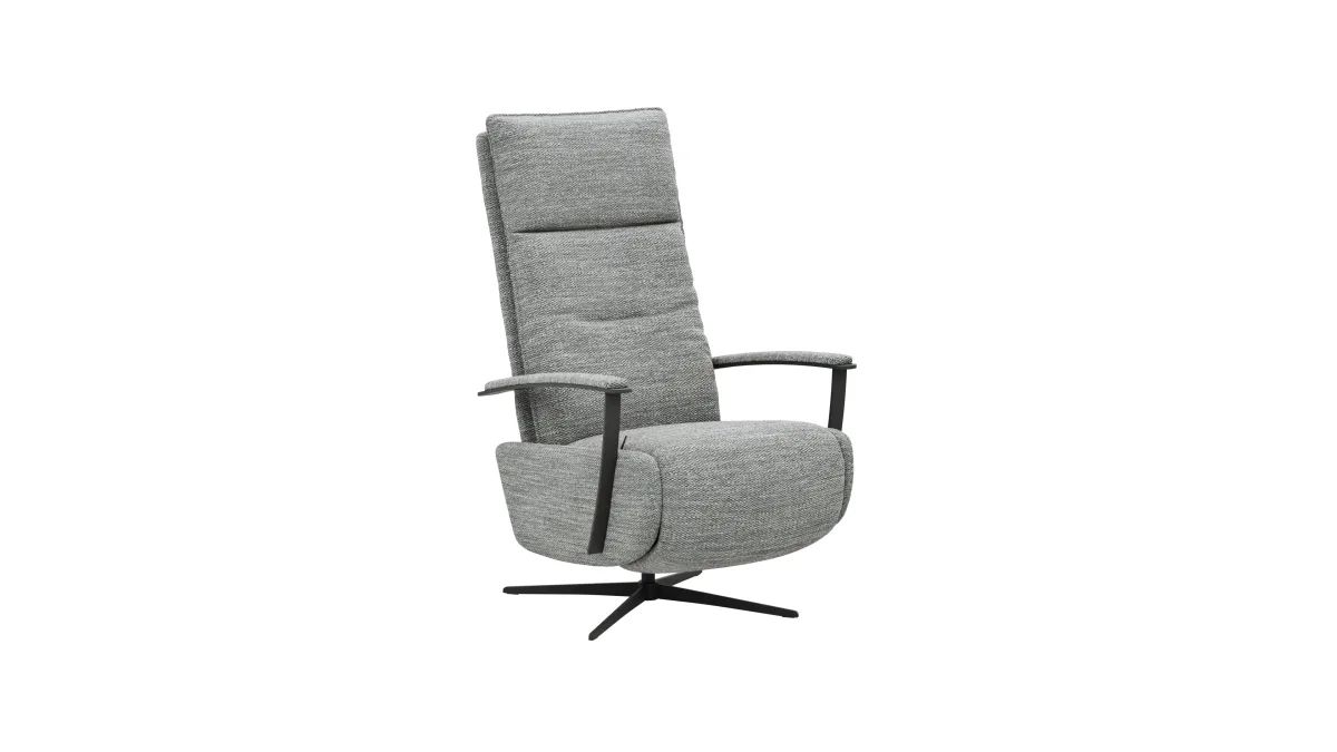 TV-Sessel Lima - Größe M, Relaxfunktion, Stoff, Eisblau – Bild 2