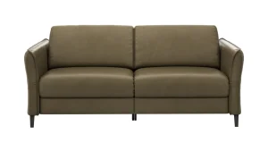 Alternative view of Sofa Mendoza - 2,5-Sitzer, Relaxfunktion (motorisch), Armlehne verstellbar, Leder, Braungrün