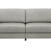 Sofa Mendoza - 2,5-Sitzer, Relaxfunktion (motorisch), Armlehne verstellbar, Leder, Steingrau – Bild 2