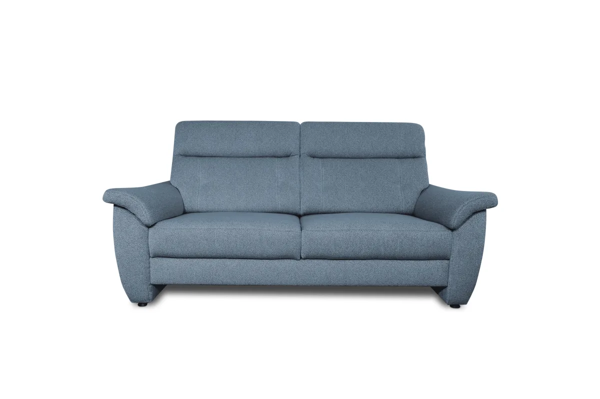 Sofa Caracas - 2,5-Sitzer Standard, Stoff, Blau – Bild 2