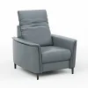 Sessel Bolivien - Kopfteil verstellbar, Leder, Steel – Bild 4