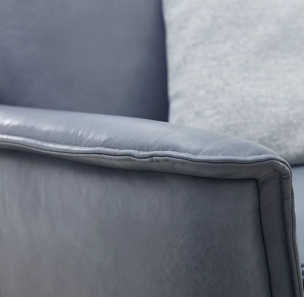 Sessel Bolivien - Kopfteil verstellbar, Leder, Steel – Bild 3