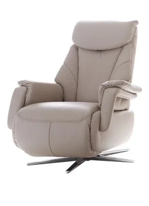 Alternative view of TV-Sessel Swing - Relaxfunktion motorisch, Größe S, Leder, Beige