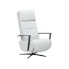 TV-Sessel Lima - Größe M, Relaxfunktion, Leder, Eisblau – Bild 2