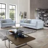 Sofa Mendoza - 2-Sitzer, Armlehne verstellbar, Leder, Eisblau – Bild 5