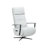 TV-Sessel Lima - Größe M, Relaxfunktion motorisch, Leder, Eisblau – Bild 2