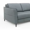 Sofa Mendoza - 2-Sitzer, Armlehne verstellbar, Leder, Eisengrau – Bild 3