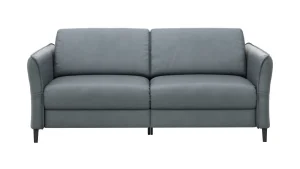 Alternative view of Sofa Mendoza - 2,5-Sitzer, Relaxfunktion (motorisch), Armlehne verstellbar, Leder, Eisengrau