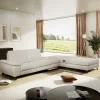 Ecksofa Colombia - 2,5-Sitzer mit Ecke rechts. Stoff, Elfenbein – Bild 5