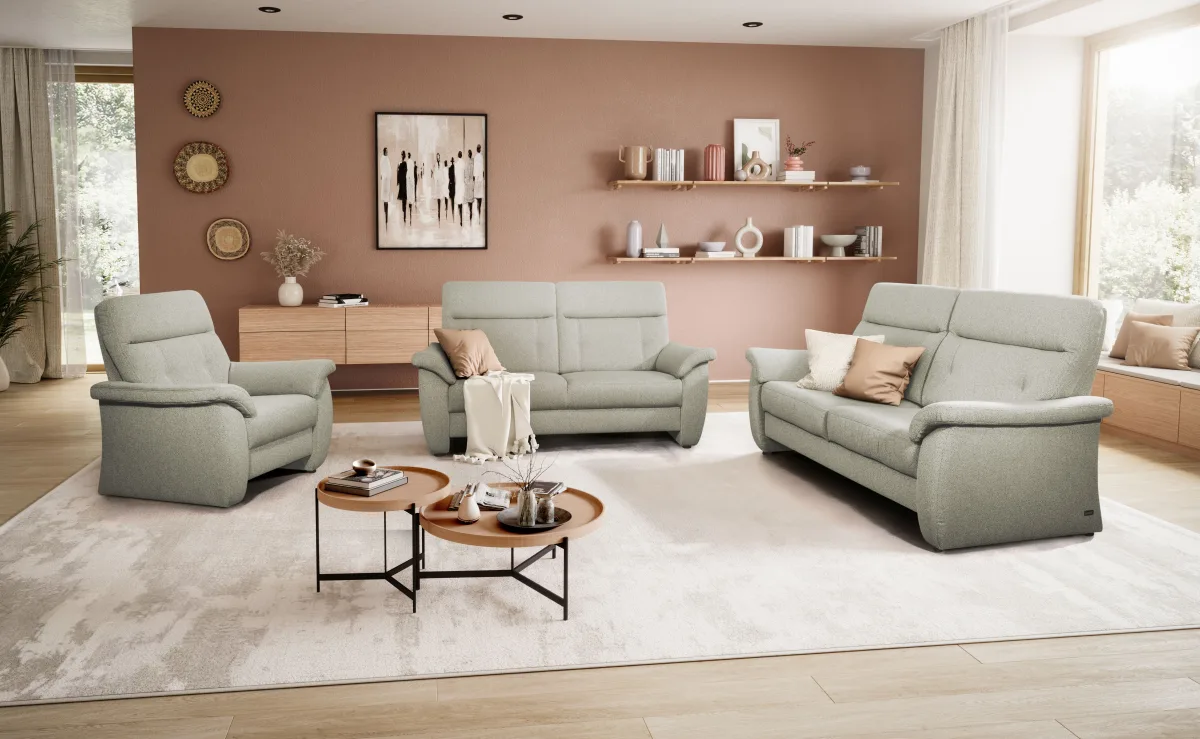 Sessel Caracas - Stoff, Beige – Bild 4