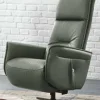 TV-Sessel Lima - Größe M, Relaxfunktion, Leder, Farn – Bild 2