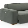 Sofa Denver - 2,5-Sitzer, inkl. Sitzvorzug (motorisch) Stoff, Grau – Bild 3