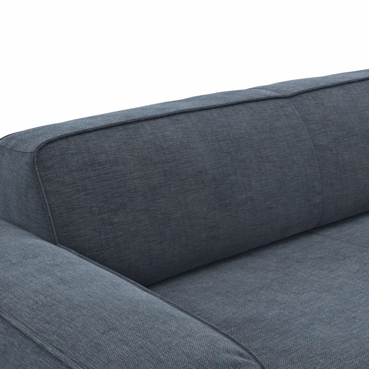 Sofa Denver - 2,5-Sitzer, inkl. Sitzvorzug (motorisch), Stoff, Blau – Bild 4