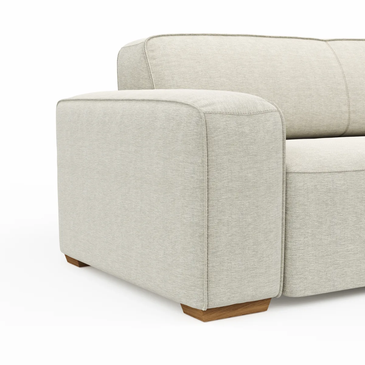 Sofa Denver - 3-Sitzer, Stoff, Natur – Bild 4