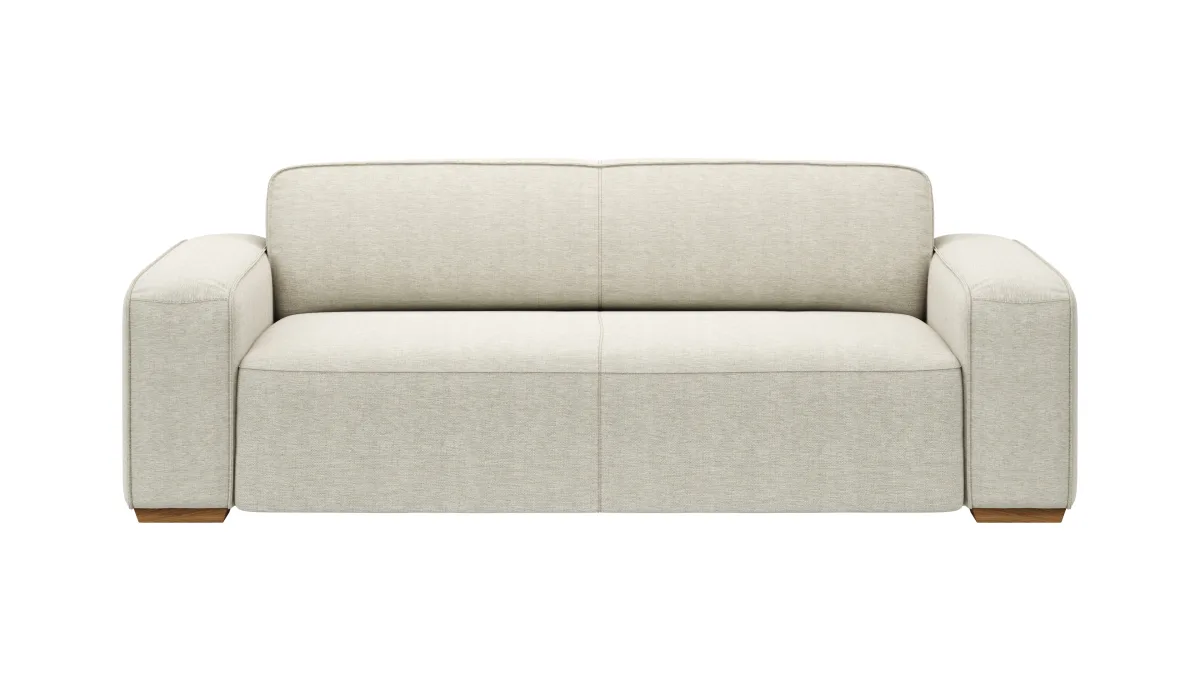 Sofa Denver - 3-Sitzer, Stoff, Natur – Bild 2