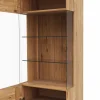 Vitrine Hillsboro - Anschlag Links, Wildeiche natur, geölt – Bild 3