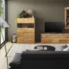 Highboard Hillsboro - Wildeiche natur, geölt – Bild 5