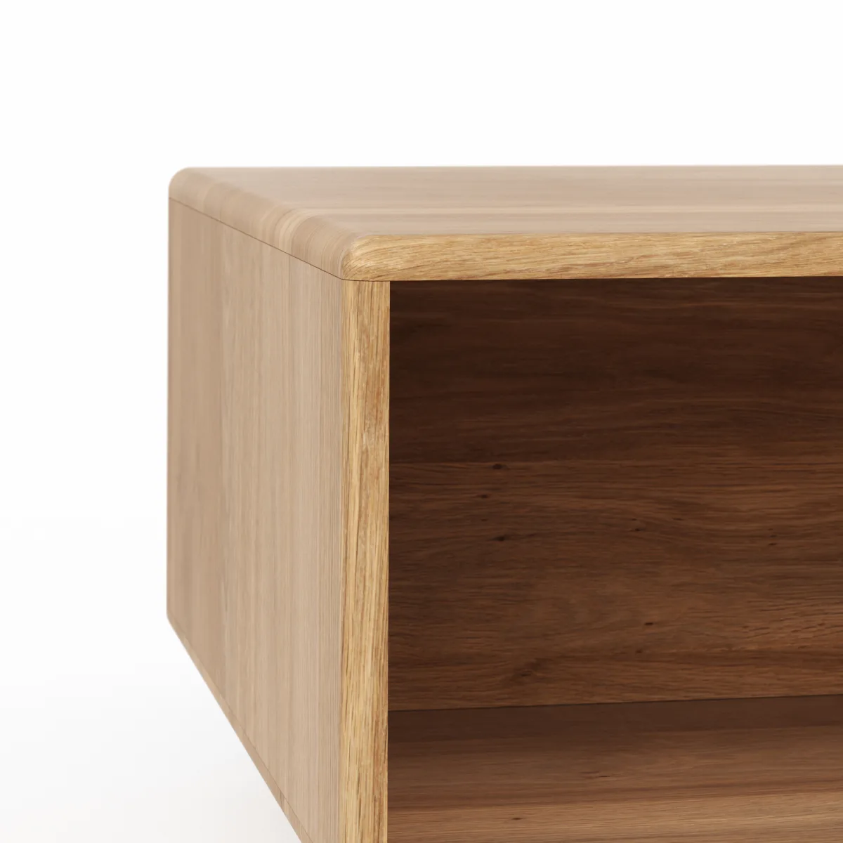 Couchtisch Hillsboro - LBH ca. 110x70x39,4 cm, Wildeiche natur, geölt – Bild 3