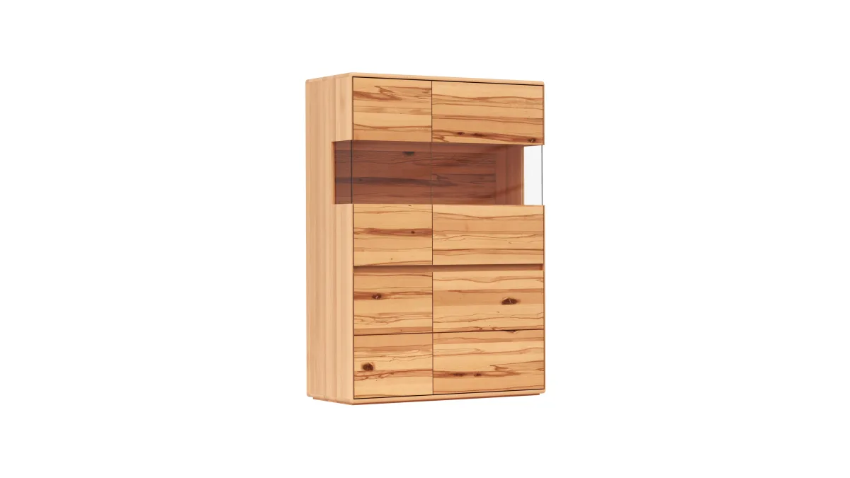 Highboard Hillsboro - Buche/Kernbuche natur, geölt – Bild 2