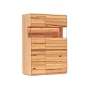 Highboard Hillsboro - inkl. Beleuchtung, Buche/Kernbuche natur, geölt – Bild 2