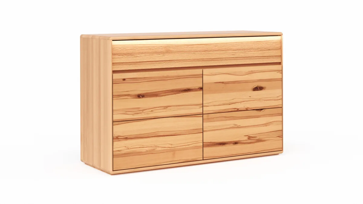 Sideboard Hillsboro - inkl. Beleuchtung, Buche/Kernbuche natur, geölt – Bild 2