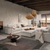 Sofa Palmdale - 3-Sitzer, inkl. Kissen, Stoff, Natur – Bild 5