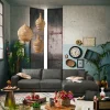 Ecksofa Balok - 2,5-Sitzer mit Longchair groß rechts, Stoff, Anthrazit – Bild 5
