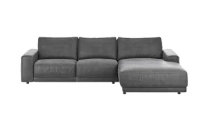Alternative view of Ecksofa Balok - 2,5-Sitzer mit Longchair groß rechts, Stoff, Anthrazit