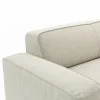 Ecksofa Denver - 2-Sitzer mit Longchair rechts, Stoff, Natur – Bild 4