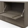 Sideboard Saratoga - mit Klapptüren, Buche massiv, silbergrau geölt – Bild 4