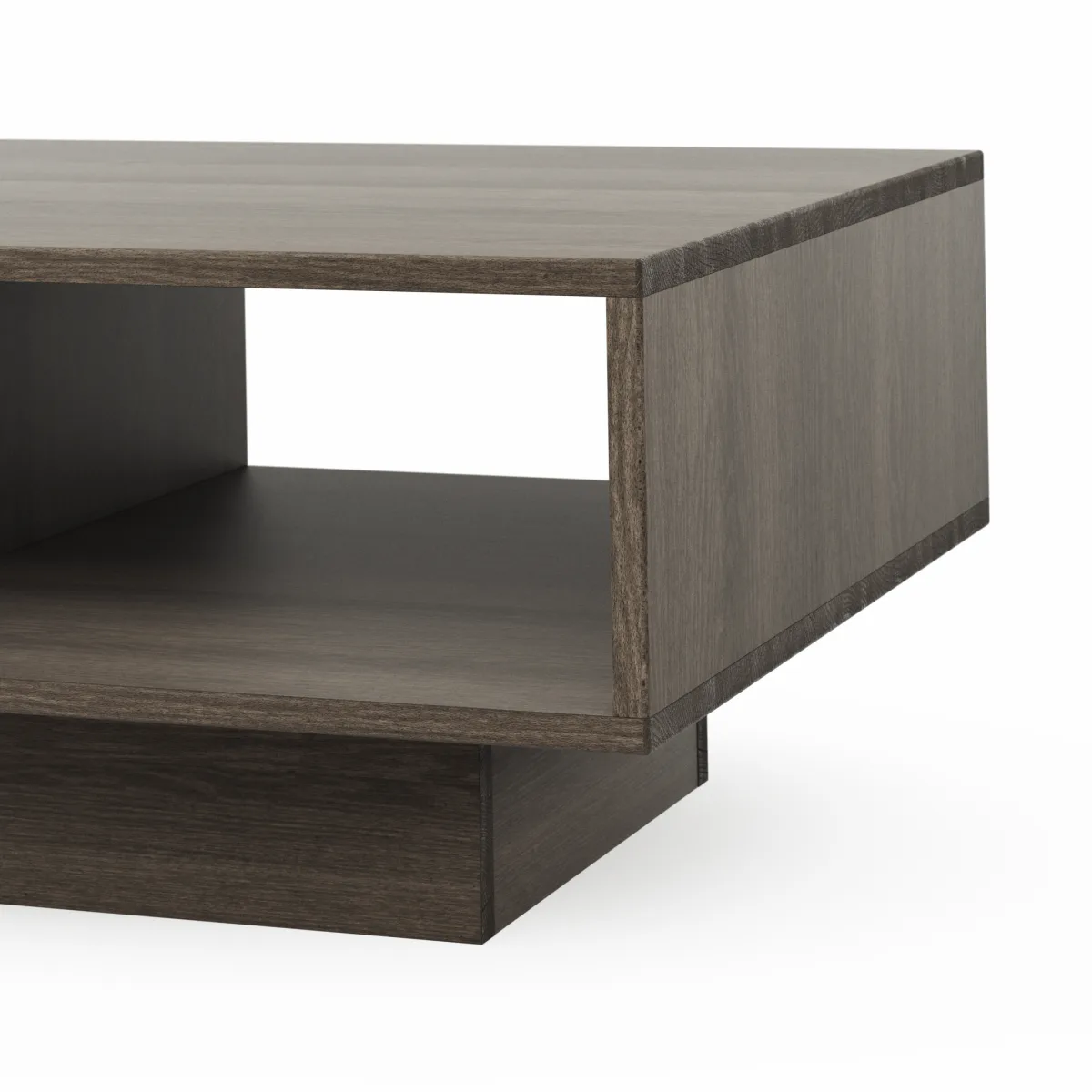Couchtisch Saratoga - Buche massiv, silbergrau geölt – Bild 4