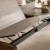 Esstisch Saratoga - ausziehbar, LB ca. 180x95 cm, Buche massiv, silbergrau geölt – Bild 3