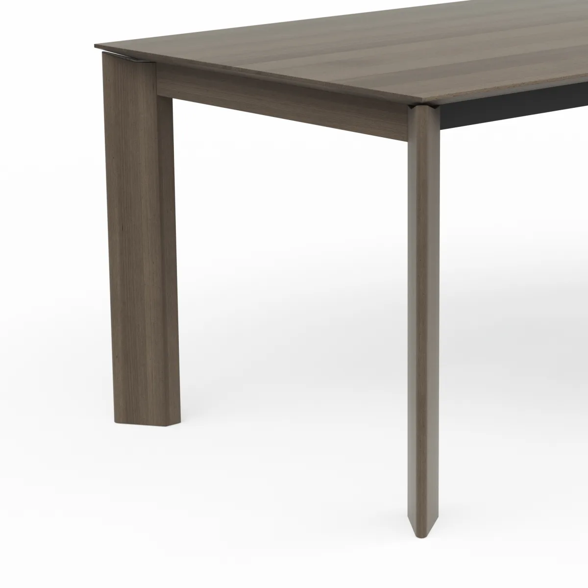 Esstisch Saratoga - ausziehbar, LB ca. 200x95 cm, Buche massiv, silbergrau geölt – Bild 3