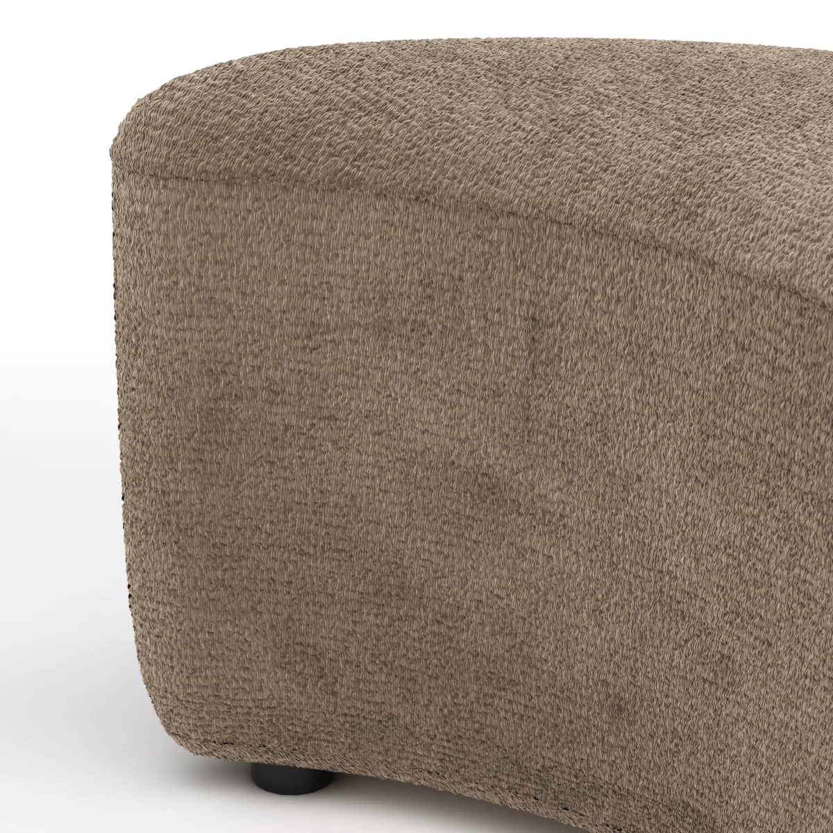 Anstellhocker Karasu - Stoff, Taupe – Bild 3