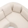 Ecksofa Karasu - 3-Sitzer mit Ottomane rechts, Stoff, Creme – Bild 3