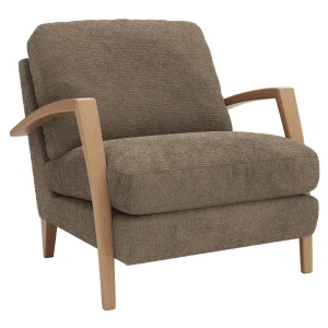 Alternative view of Sessel Karasu - Chic, Stoff, Taupe