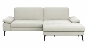 Alternative view of Ecksofa Houston - 1,75-Sitzer mit Longchair groß rechts, inkl. Sitztiefenverstellung und Armlehne klappbar, Stoff, Natur