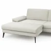 Ecksofa Houston - Longchair groß links mit 1,75-Sitzer, inkl. Sitztiefenverstellung und Armlehne klappbar, Stoff, Natur – Bild 4