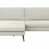 Ecksofa Houston - Longchair groß links mit 1,75-Sitzer, inkl. Sitztiefenverstellung und Armlehne klappbar, Stoff, Natur – Bild 2