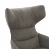 Drehsessel Houston Relax - Größe M, inkl. Relaxfunktion + Gasdruckfeder, Stoff, Taupe – Bild 3