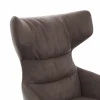 Drehsessel Houston Relax - Größe M, inkl. Relaxfunktion + Gasdruckfeder, Leder, Dunkelbraun – Bild 4