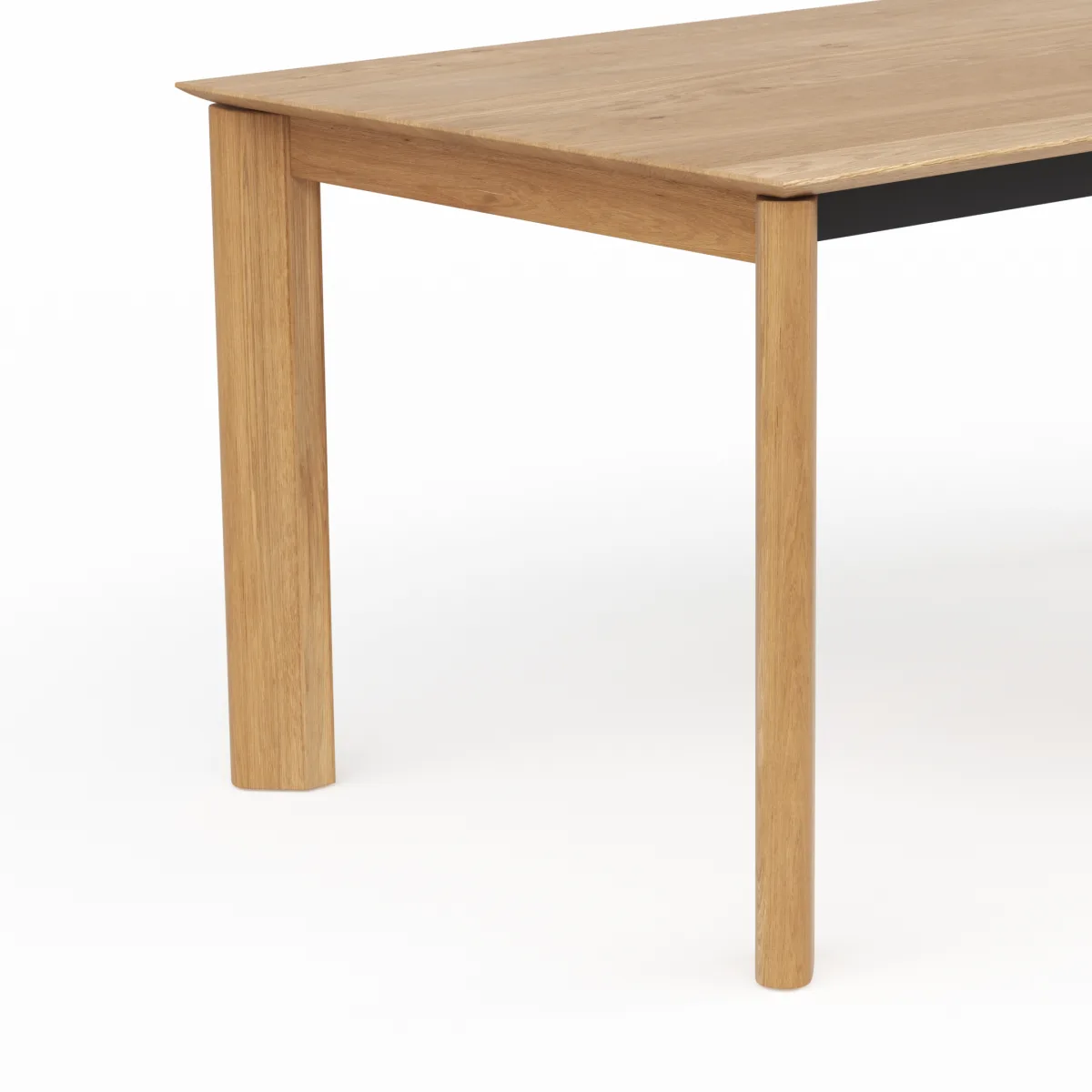 Esstisch Hillsboro - ausziehbar, LB ca. 180x95 cm, Wildeiche massiv – Bild 3